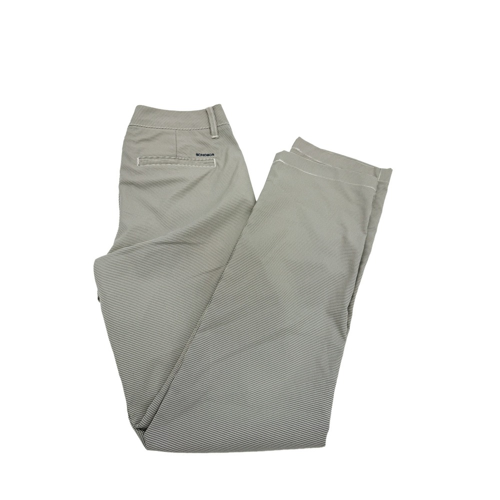 Bonobos Golf Pants Women 29x30 Blue White Houndstooth Slim Performance Trousers
